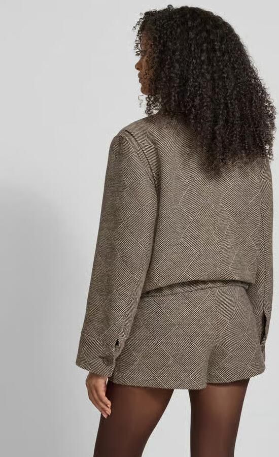 Jake*s Studio Woman Jack met platte kraag en klepzakken
