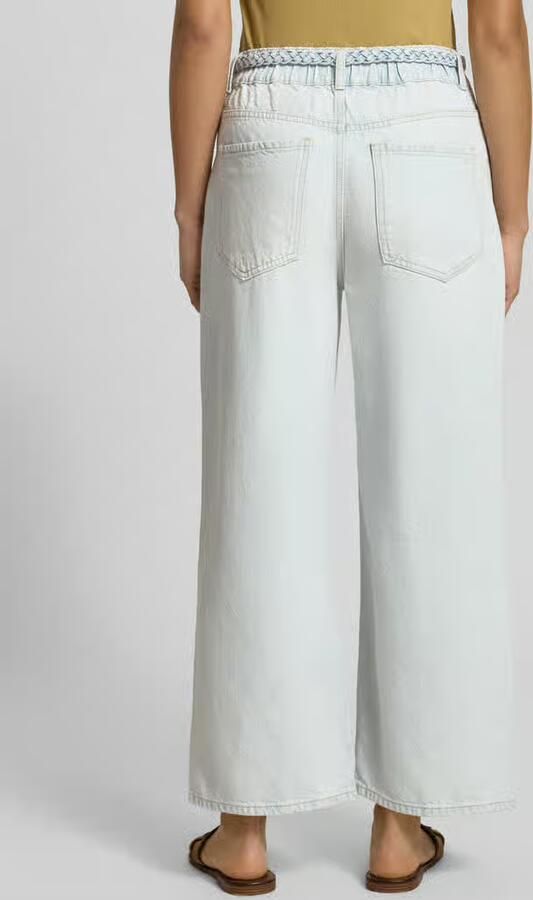 Jake*s Studio Woman jeans met riem in vlechtlook - Foto 3