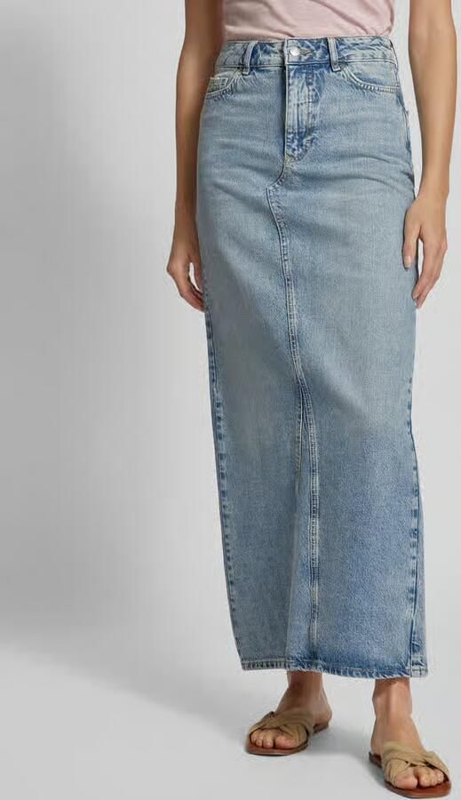 Jake*s Studio Woman Jeansrok met loopsplit - Foto 3