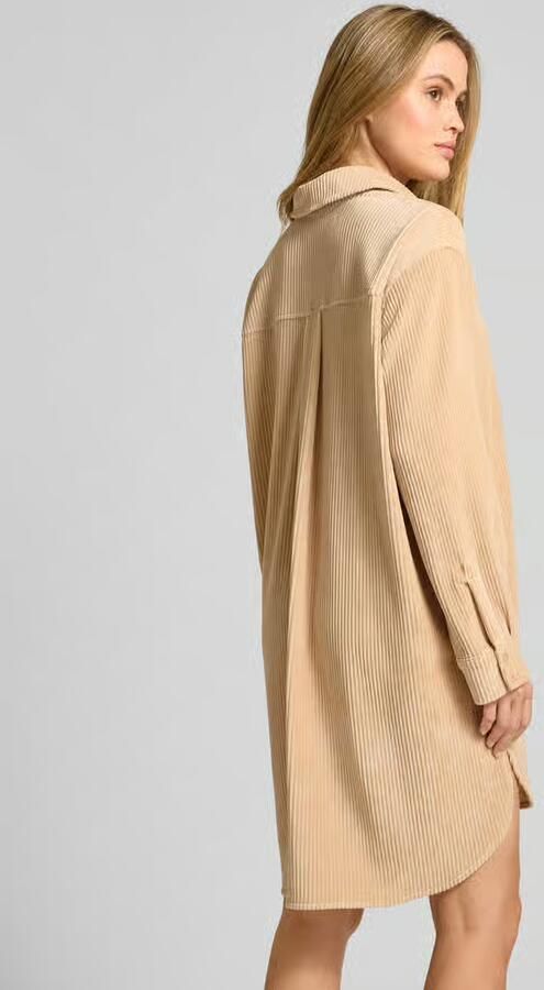 Jake*s Studio Woman Jurk van katoenmix in overhemdblouselook