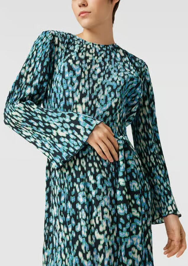 Jake*s Studio Woman Knielange jurk met ronde hals
