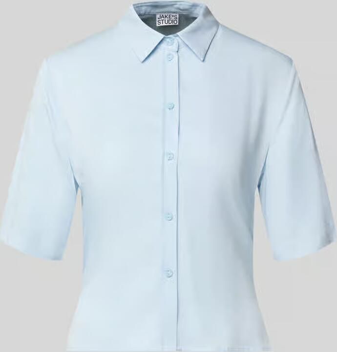 Jake*s Studio Woman Korte mouwblouse van viscose met 1 2-mouw - Foto 2