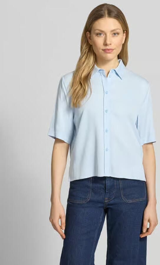 Jake*s Studio Woman Korte mouwblouse van viscose met 1 2-mouw - Foto 2