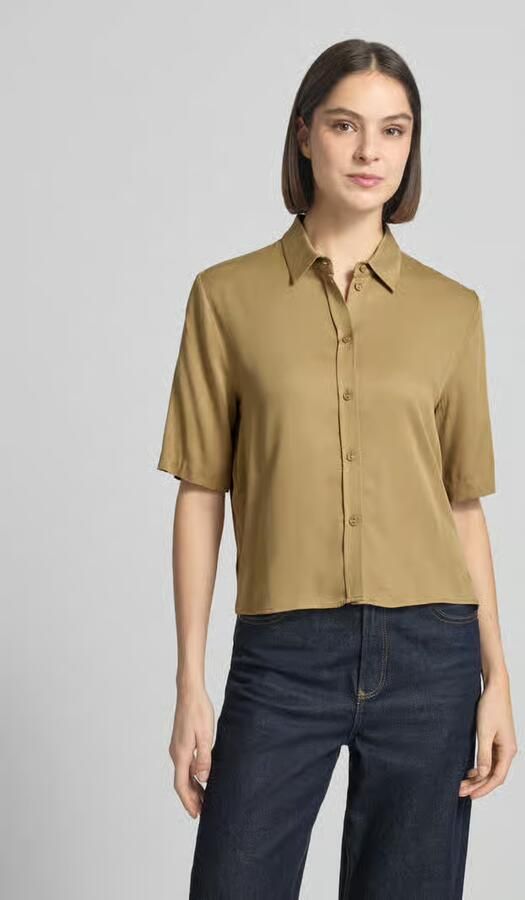 Jake*s Studio Woman Korte mouwblouse van viscose met 1 2-mouw - Foto 2