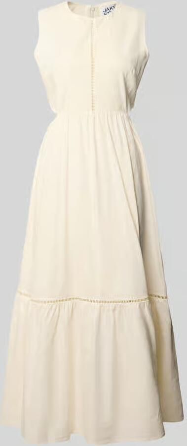 Jake*s Studio Woman midi-jurk van linnenmix met viscose - Foto 2