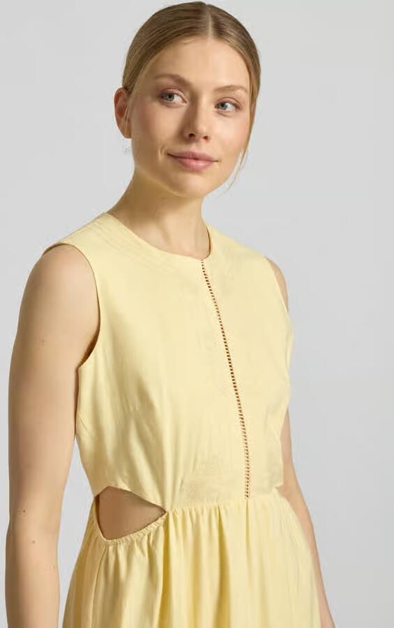Jake*s Studio Woman midi-jurk van linnenmix met viscose