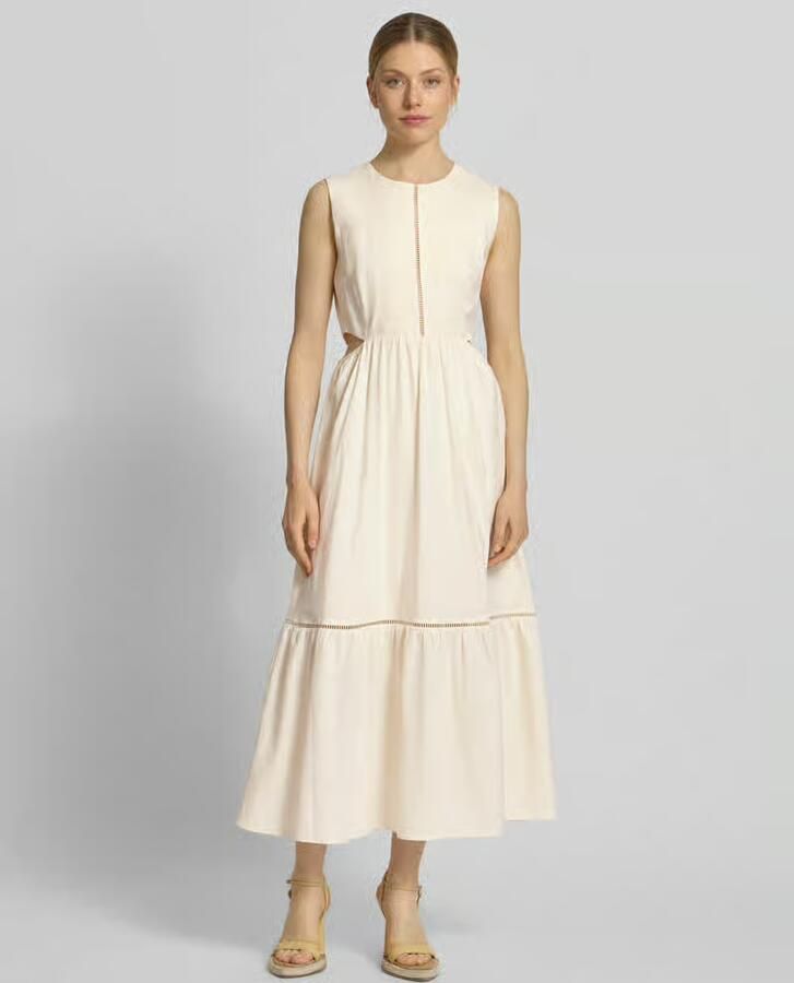Jake*s Studio Woman midi-jurk van linnenmix met viscose - Foto 2