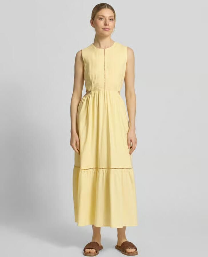 Jake*s Studio Woman midi-jurk van linnenmix met viscose - Foto 2