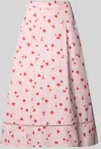 Jake*s Studio Woman Midirok in all-over look met steekzakken