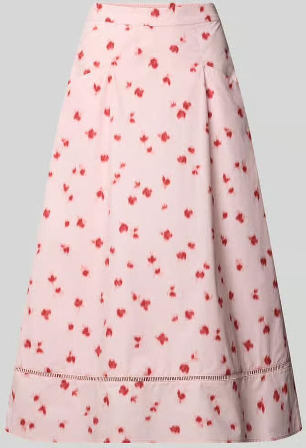 Jake*s Studio Woman Midirok in all-over look met steekzakken - Foto 2