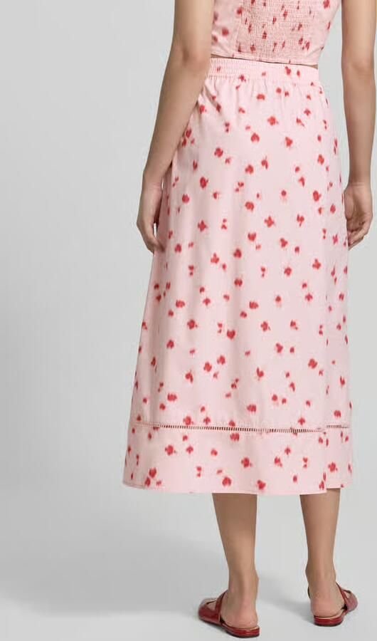 Jake*s Studio Woman Midirok in all-over look met steekzakken - Foto 2