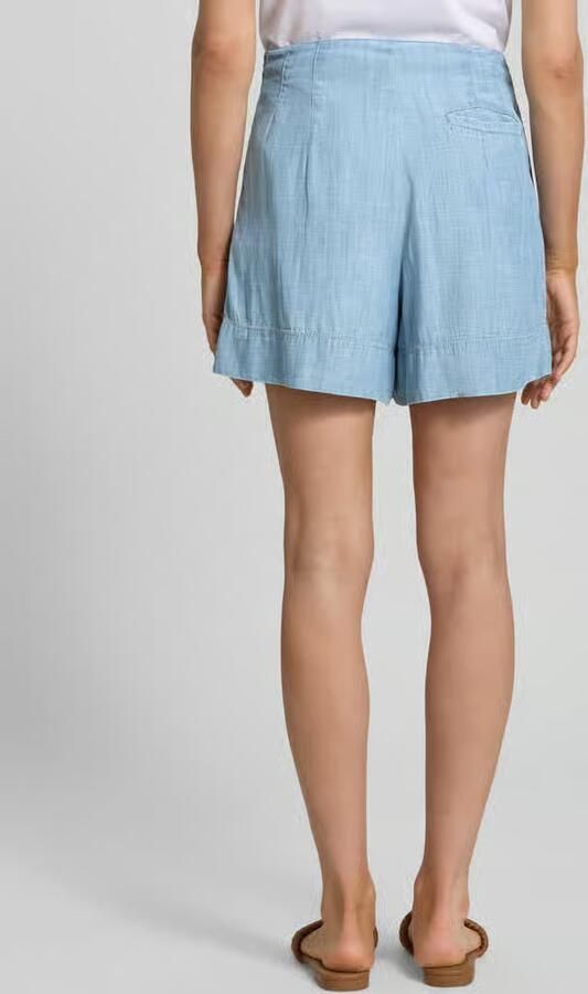 Jake*s Studio Woman Mini-skort van een mix van katoen en lyocell in wikkellook