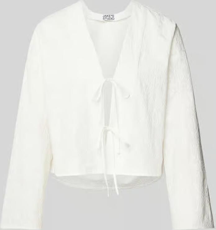 Jake*s Studio Woman Regular fit blouse met koord - Foto 2