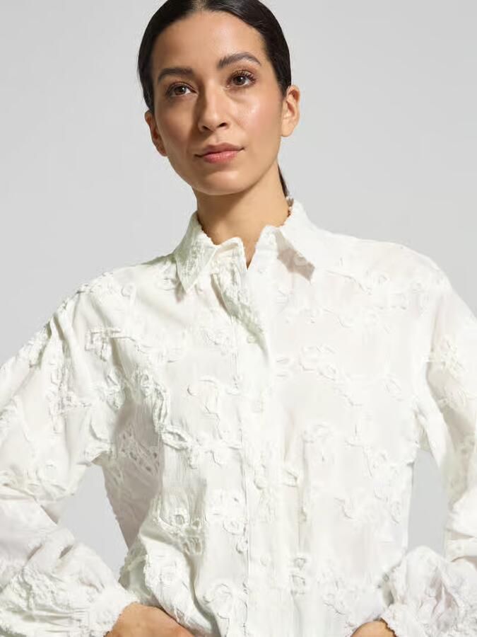 Jake*s Studio Woman Regular fit blouse met stitchings