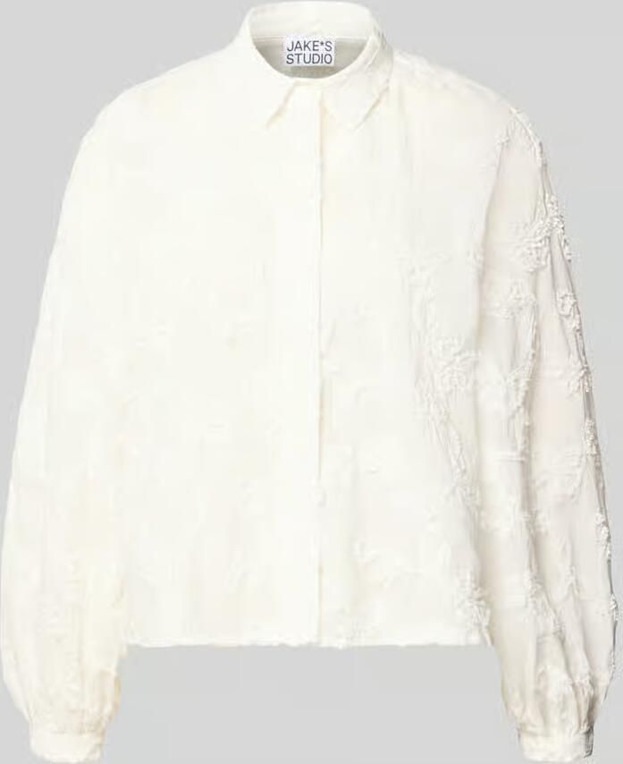 Jake*s Studio Woman Regular fit blouse met stitchings - Foto 2