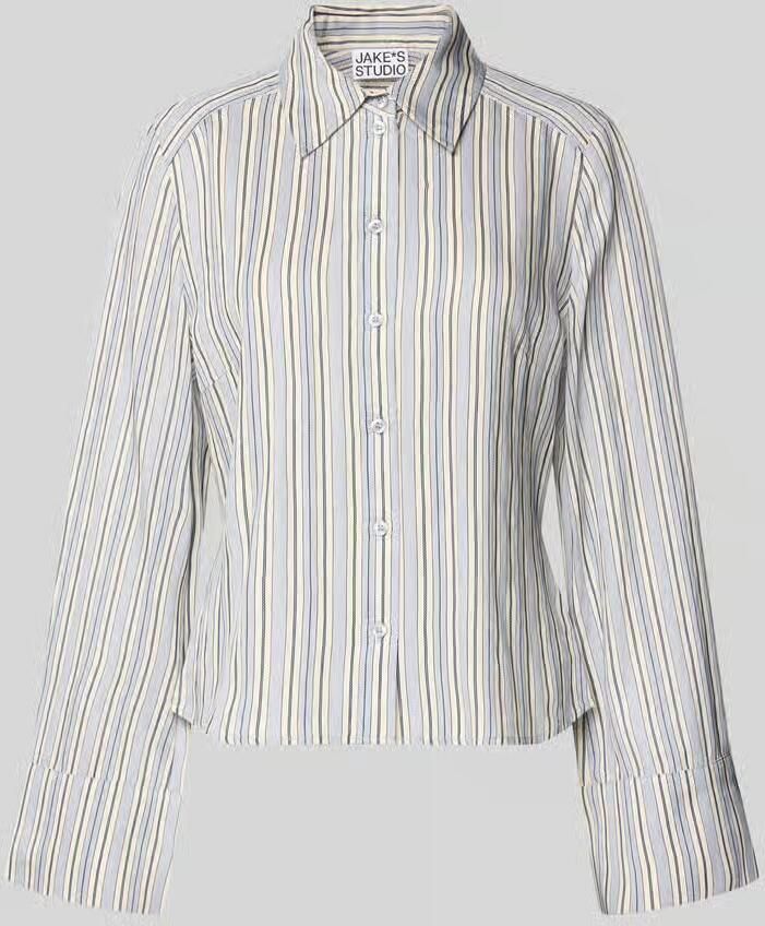 Jake*s Studio Woman regular fit blouse van viscosemix - Foto 2