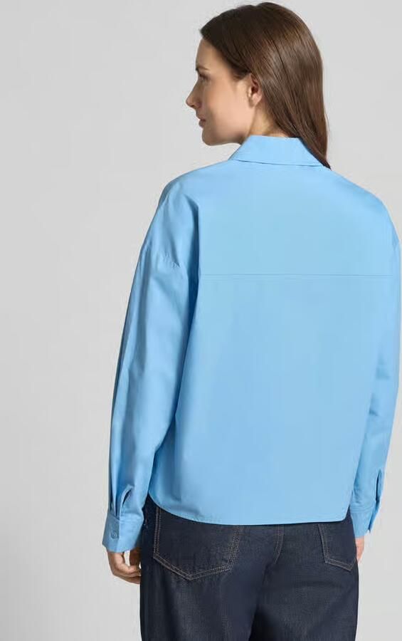 Jake*s Studio Woman Regular fit overhemdblouse met verlengde achterkant