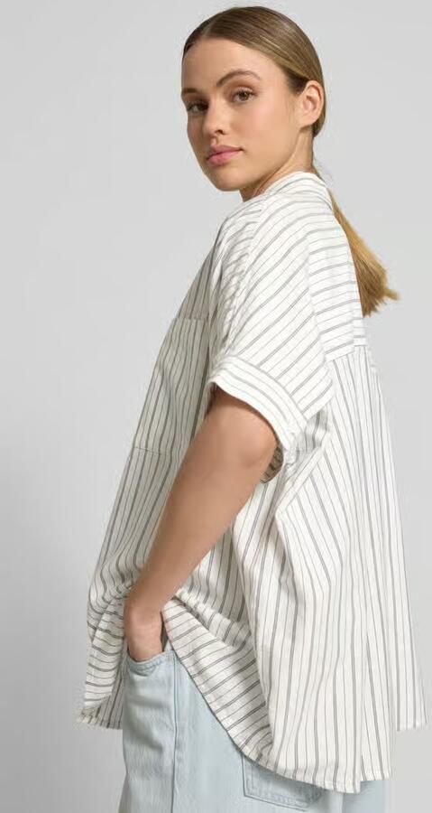 Jake*s Studio Woman Relaxed fit blouse met 1 2-mouwen