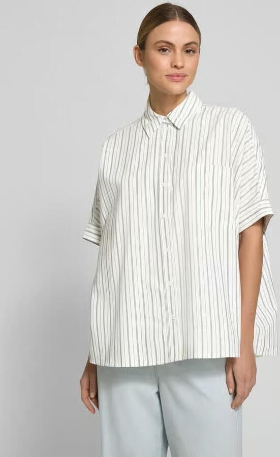 Jake*s Studio Woman Relaxed fit blouse met 1 2-mouwen - Foto 3