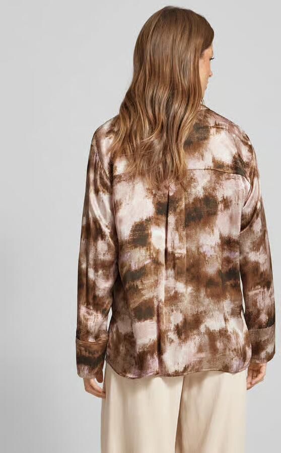Jake*s Studio Woman Relaxed fit blouse met doorknoopsluiting - Foto 2