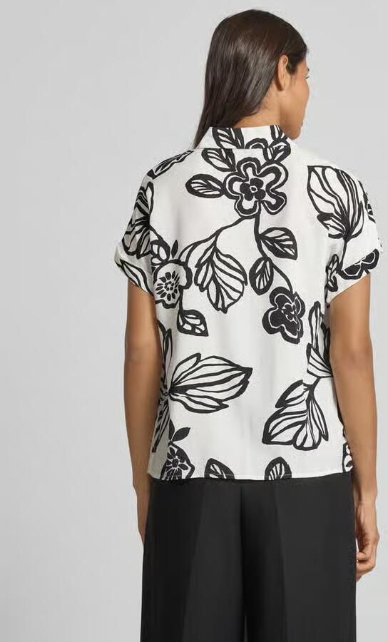 Jake*s Studio Woman Relaxed fit blouse met kapmouwen
