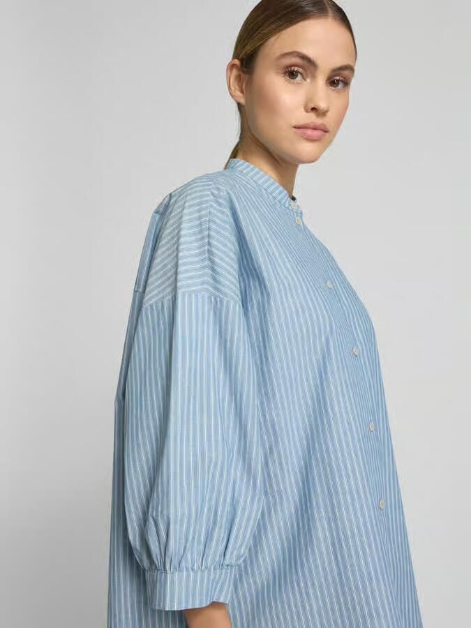 Jake*s Studio Woman Relaxed fit blouse met opstaande kraag