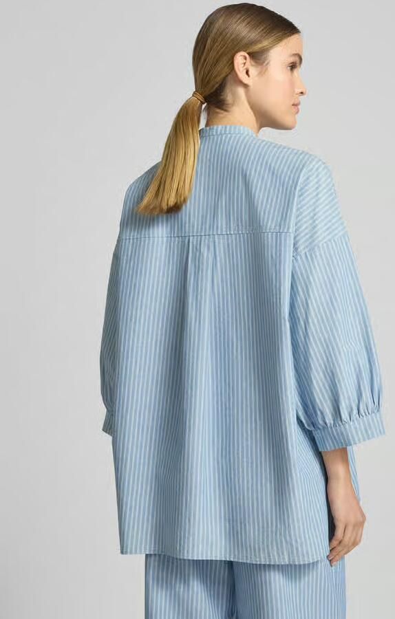 Jake*s Studio Woman Relaxed fit blouse met opstaande kraag