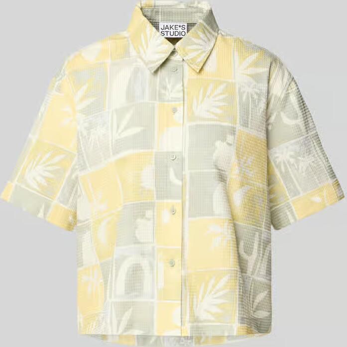 Jake*s Studio Woman Relaxed fit blouse met structuurmotief - Foto 2