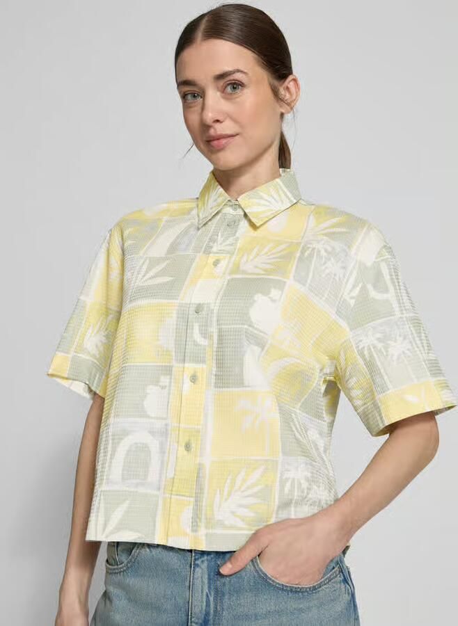 Jake*s Studio Woman Relaxed fit blouse met structuurmotief