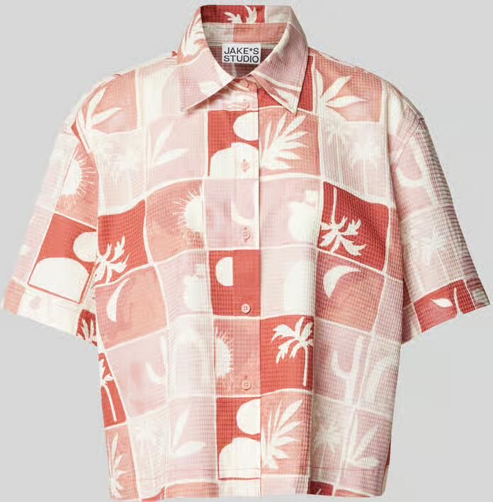 Jake*s Studio Woman Relaxed fit blouse met structuurmotief - Foto 2