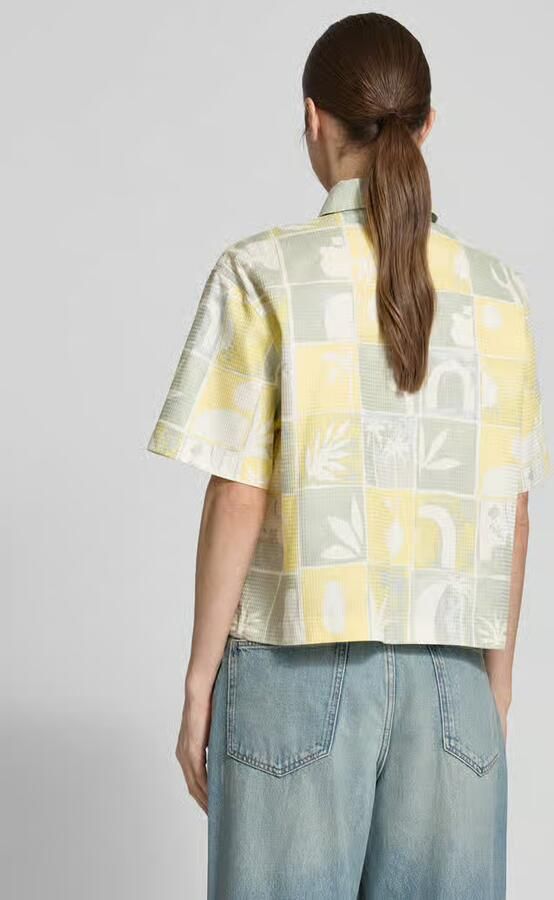 Jake*s Studio Woman Relaxed fit blouse met structuurmotief