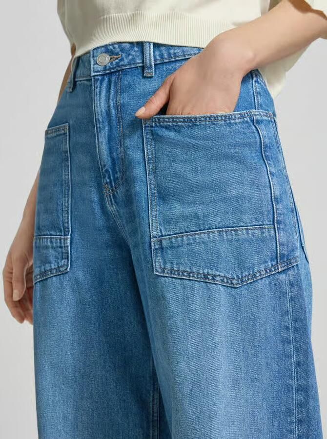 JAKE*S STUDIO WOMAN Relaxed jeans met opgestikte zakken