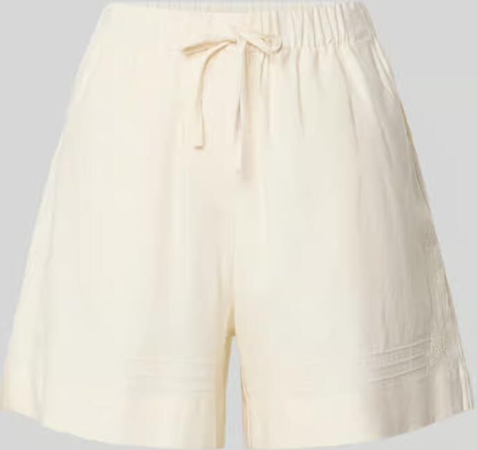 Jake*s Studio Woman Short van mix van linnen en viscose met elastische band - Foto 2