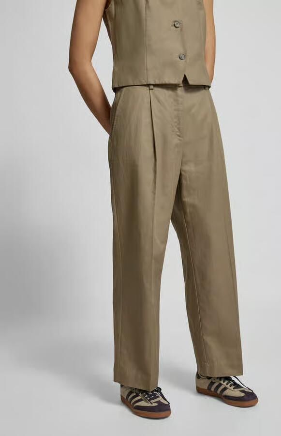 Jake*s Studio Woman Stoffen broek met persplooien - Foto 3