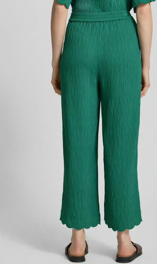Jake*s Studio Woman Stoffen broek van viscosemix met golvende zoom - Foto 3
