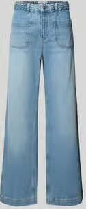 Jake*s Studio Woman straight fit jeans met steekzakken