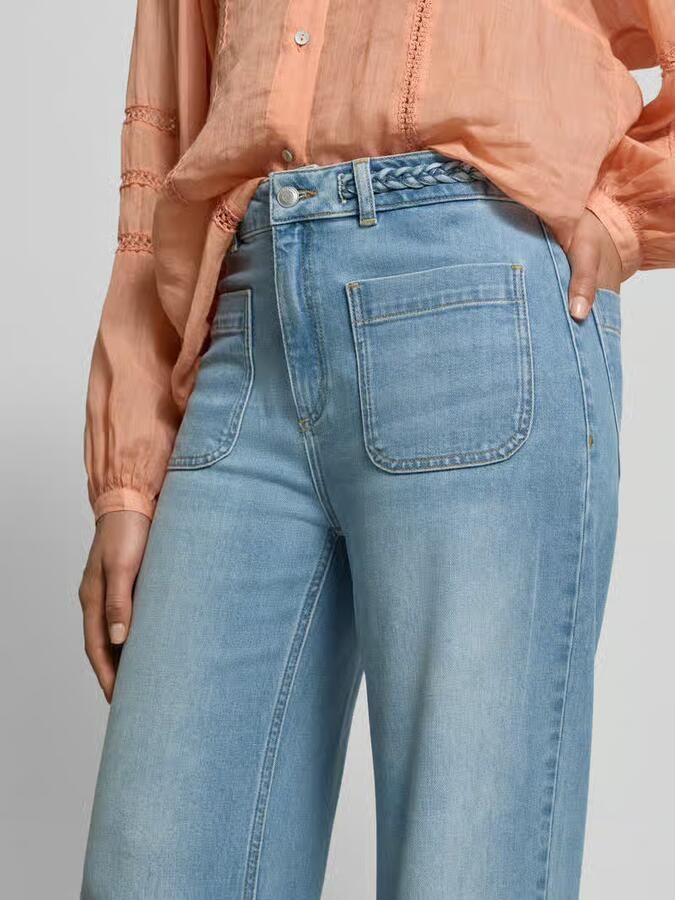 Jake*s Studio Woman straight fit jeans met steekzakken
