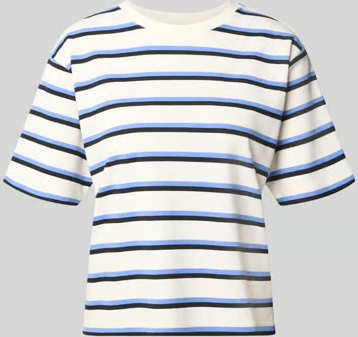 Jake*s Studio Woman T-shirt in all-over look met ronde hals - Foto 2