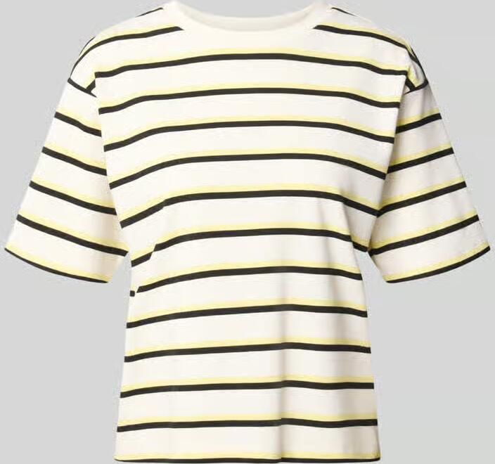 Jake*s Studio Woman T-shirt in all-over look met ronde hals - Foto 2