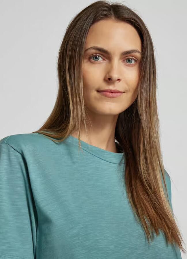 JAKE*S STUDIO WOMAN T-shirtjurk in effen design - Foto 2