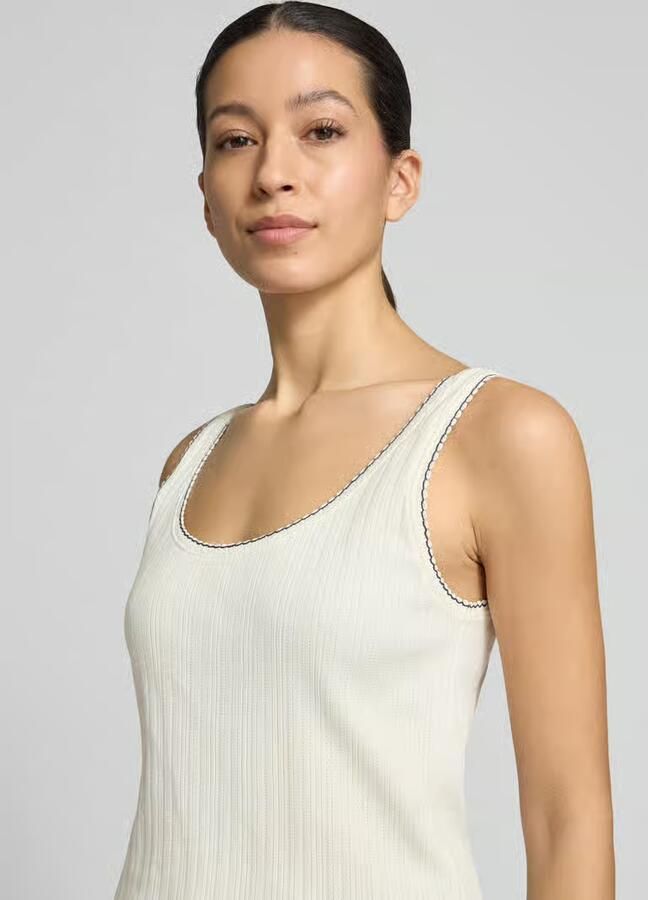 Jake*s Studio Woman Tanktop met diepe ronde hals