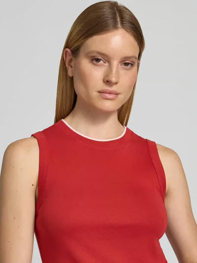 Jake*s Studio Woman Tanktop van katoen met ronde hals