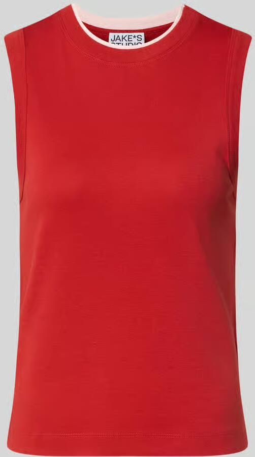 Jake*s Studio Woman Tanktop van katoen met ronde hals - Foto 2