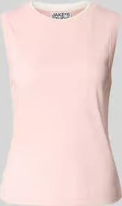 Jake*s Studio Woman Tanktop van katoen met ronde hals