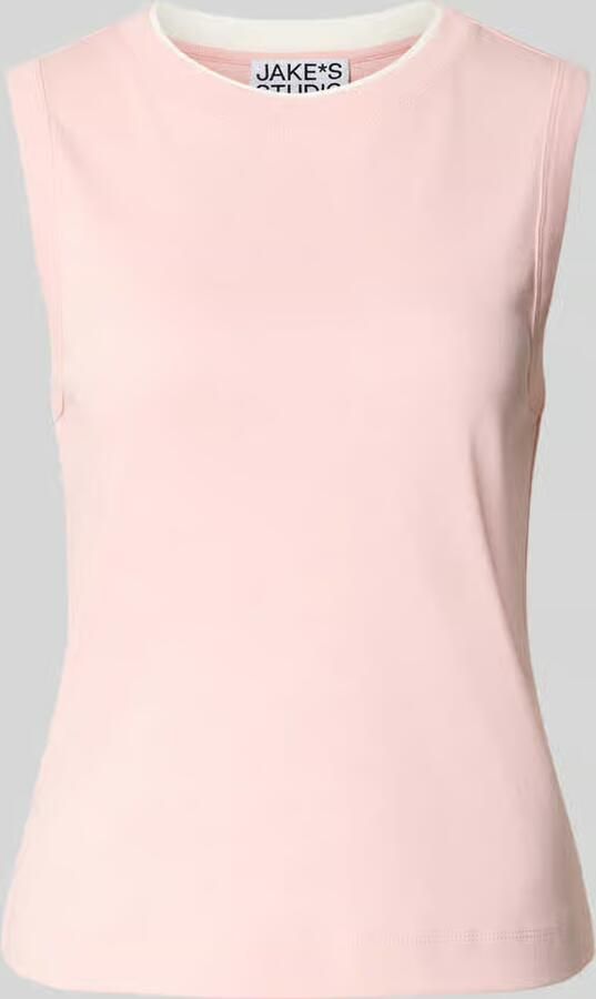 Jake*s Studio Woman Tanktop van katoen met ronde hals - Foto 2