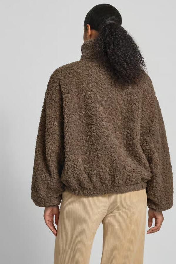 Jake*s Studio Woman Teddyfleece jas met opstaande kraag - Foto 3
