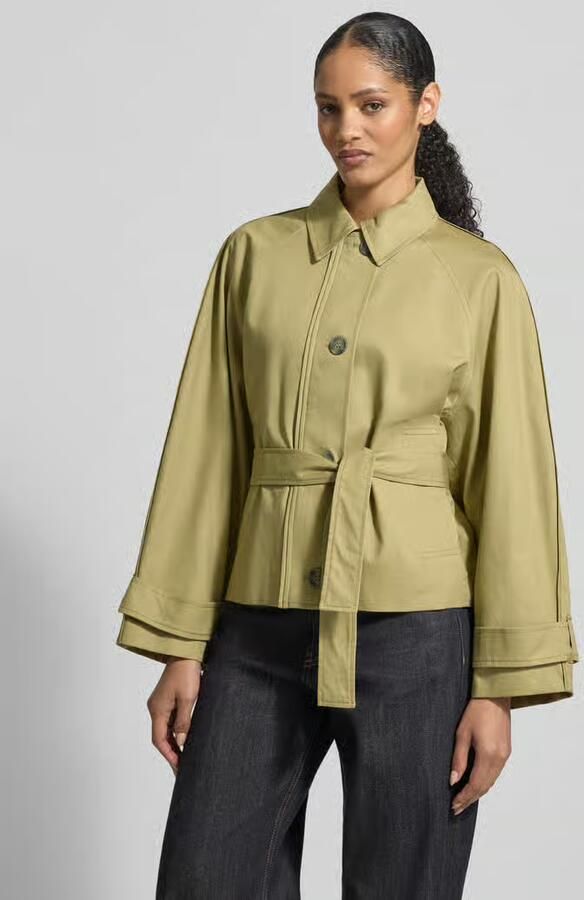 Jake*s Studio Woman Trenchcoat met Strikceintuur en mouwriempjes - Foto 4