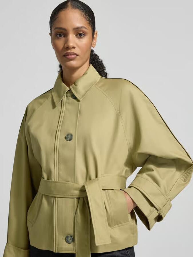 Jake*s Studio Woman Trenchcoat met Strikceintuur en mouwriempjes - Foto 2