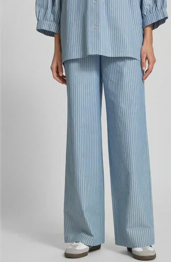 JAKE*S STUDIO WOMAN Wide leg stoffen broek met tunnelkoord - Foto 2