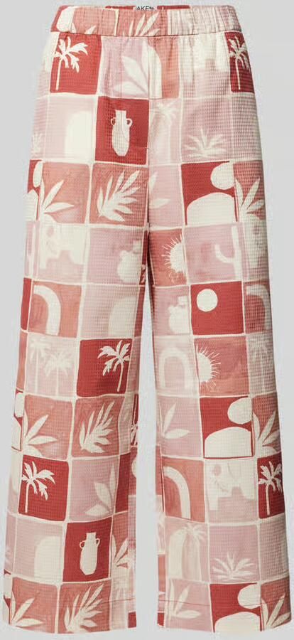 Jake*s Studio Woman Wide leg stoffen broek met verkort model - Foto 2